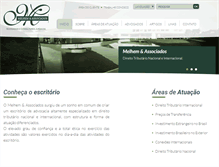Tablet Screenshot of melhemadvogados.com
